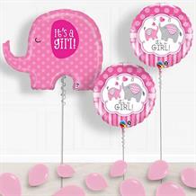 Inflated It’s a Girl | Baby Shower Helium Balloon Package in a Box