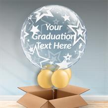 Personalisable Inflated Stars | Graduation Bubble Balloon in a Box