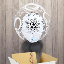 Personalisable Inflated Football | Birthday Balloons and Stars Balloon Filled Bubble Balloon in a Box