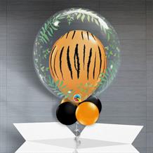 Personalisable Inflated Tiger Stripes | Elegant Greenery Balloon Filled Bubble Balloon in a Box