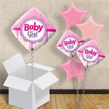 Baby Girl Pink Diamond | Baby Shower 18" Balloon in a Box