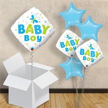 Baby Boy Dragonfly Diamond | Baby Shower 18" Balloon in a Box