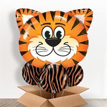 Tiger Head Giant Shaped Balloon in a Box Gift