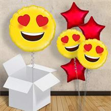 Heart Eyes | Love Emoji 18" Balloon in a Box