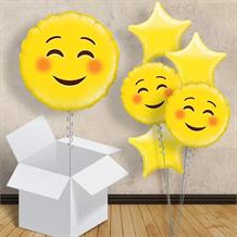 Smile Emoji 18" Balloon in a Box