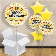 Emoji Happy Birthday 18" Balloon in a Box
