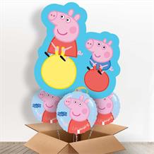 Peppa Pig and George Giant Shaped Balloon in a Box Gift