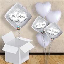 Mr and Mrs Diamond | Wedding 18" Balloon in a Box