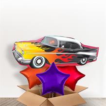 1950’s Rocking Car Giant Shaped Balloon in a Box Gift