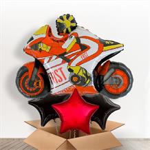 Red Motorbike | Motorcycle Giant Balloon in a Box Gift