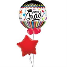 Congrats Grad | Graduation 15" Orbz | Sphere Balloon in a Box