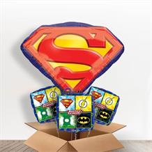 Superman Logo Giant Shaped Balloon in a Box Gift