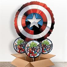 Captain America | Shield Giant Shaped Balloon in a Box Gift
