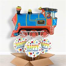 Train Giant Shaped Balloon in a Box Gift