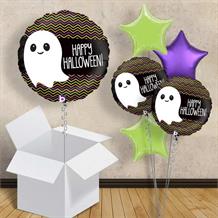 Ghost Happy Halloween 18" Balloon in a Box