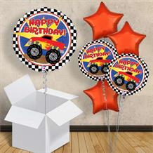 Monster Truck Happy Birthday 18" Balloon in a Box