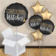 Cheers Witches | Witch Please | Halloween 18" Balloon in a Box