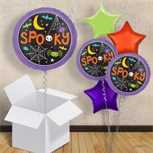 Spooky Web and Spiders | Halloween 18" Balloon in a Box