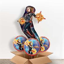 Captain Marvel Giant Shaped Balloon in a Box Gift