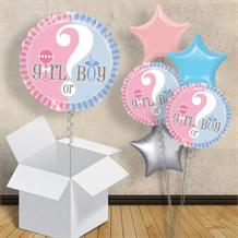 Girl or Boy Gender Reveal | Baby Shower 18" Balloon in a Box