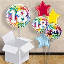 Colourful Confetti 18th Birthday 18" Balloon in a Box