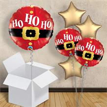 Santa | Father Christmas | Ho Ho Ho 18" Balloon in a Box