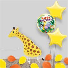 Giraffe Walking Shaped Giant Balloon in a Box Gift