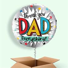 Thank You For Everything Dad 18" Balloon in a Box