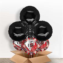 Black Club Casino Giant Shaped Balloon in a Box Gift
