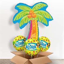 Tropical Palm Tree Giant Shaped Balloon in a Box Gift