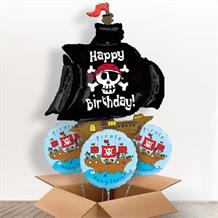 Pirate Ship Giant Shaped Balloon in a Box Gift
