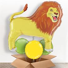 Lion Big Cat Giant Shaped Balloon in a Box Gift