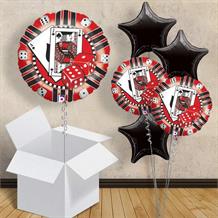 Casino Card and Dice 18" Balloon in a Box