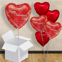 Happy Valentines Day Heart 18" Balloon in a Box