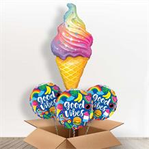 Ice Cream Cone Giant Shaped Balloon in a Box Gift