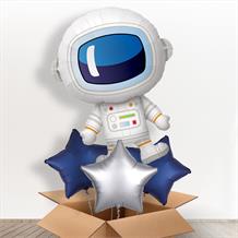 Space Man Astronaut Giant Shaped Balloon in a Box Gift