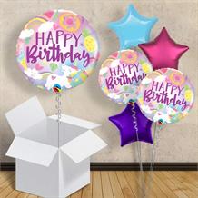 Unicorn | Summer Happy Birthday 18" Balloon in a Box