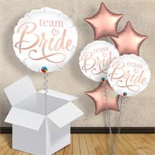 Team Bride | Rose Gold 18" Balloon in a Box