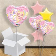 It’s a Girl Pink Pony | Baby Shower 18" Balloon in a Box