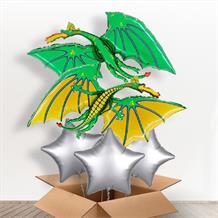 Green Dragon Giant Balloon in a Box Gift