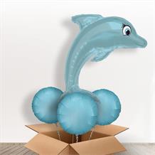 Dolphin Giant Shaped Balloon in a Box Gift