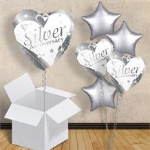 Silver Wedding 25th Anniversary 18" Balloon in a Box