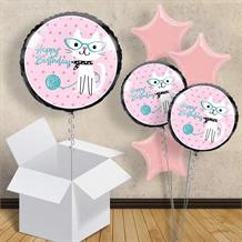 Purrfect Cat Happy Birthday 18" Balloon in a Box