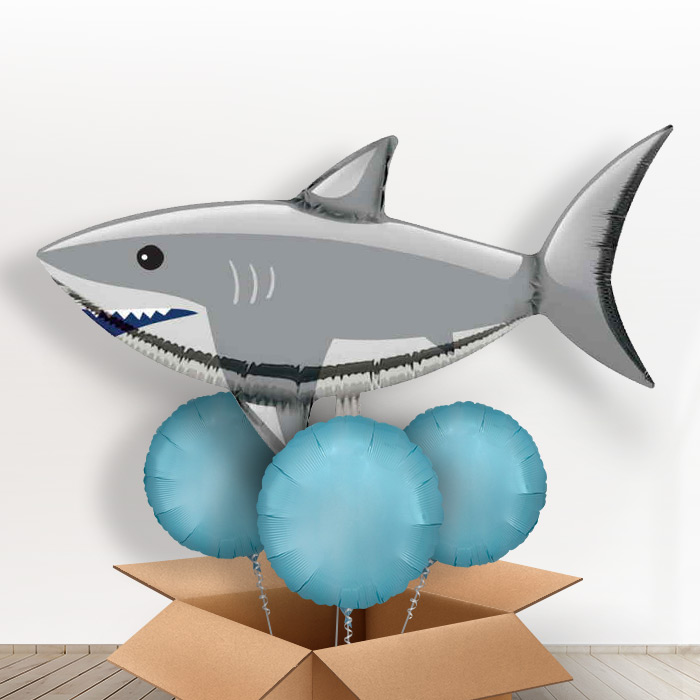 Shark Giant Balloon in a Box Gift
