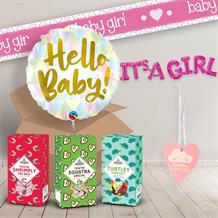 Hello Baby Girl Package includes Sweets, Balloon and Decorations