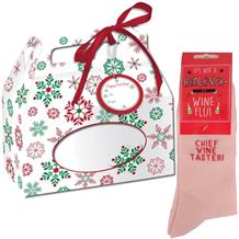 Chief Taster Wine Socks | Secret Santa Gift | Party Save Smile