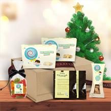 The Coffee with Treats Medium Christmas Hamper Gift Box by Timmy’s Treats