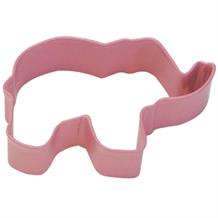 Elephant Shaped Cookie Cutter - Pink