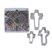 Religious Cross Shaped Cookie Cutter Set