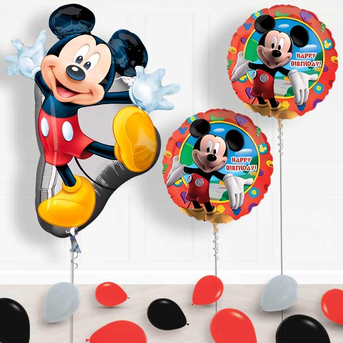 Inflated Disney Mickey Mouse Helium Balloon Package in a Box